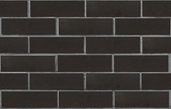 Клинкер фасадный черный Рейкьявик матовый