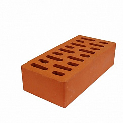 Кирпич облицовочный красный пустотелый одинарный