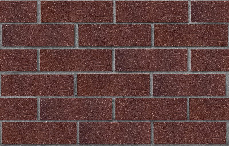 Клинкер фасадный темно-красный с бордовым песком Порту