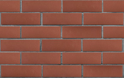 Клинкер фасадный темно-красный Эдинбург гладкий
