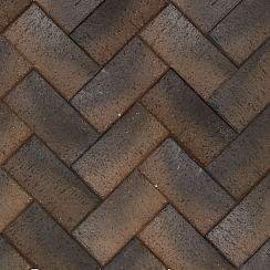 Брусчатка коричневая "Гамбург" бордо классик 0,51 NF