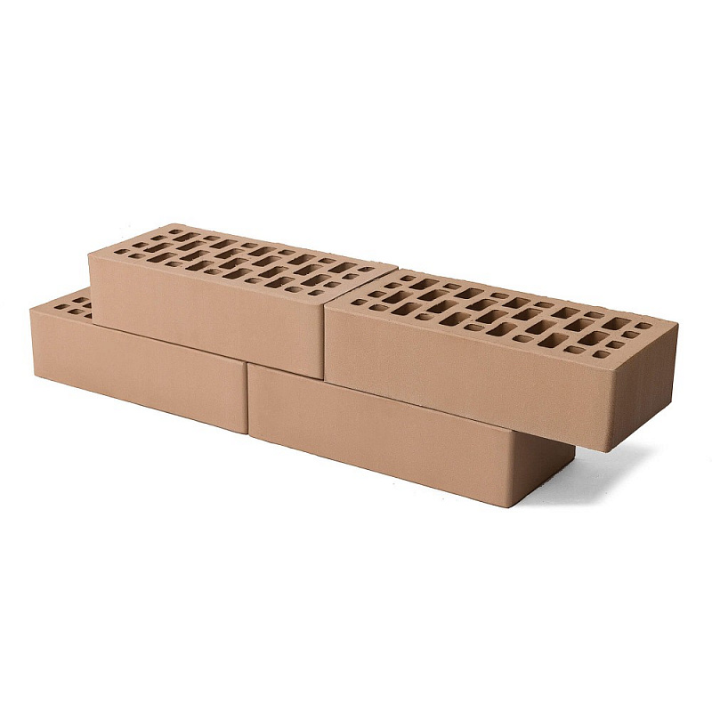 Облицовочный кирпич МУСКАТ гладкий 1 NF